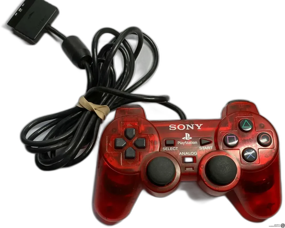 Sony PlayStation 2 Clear Red Controller (JP)