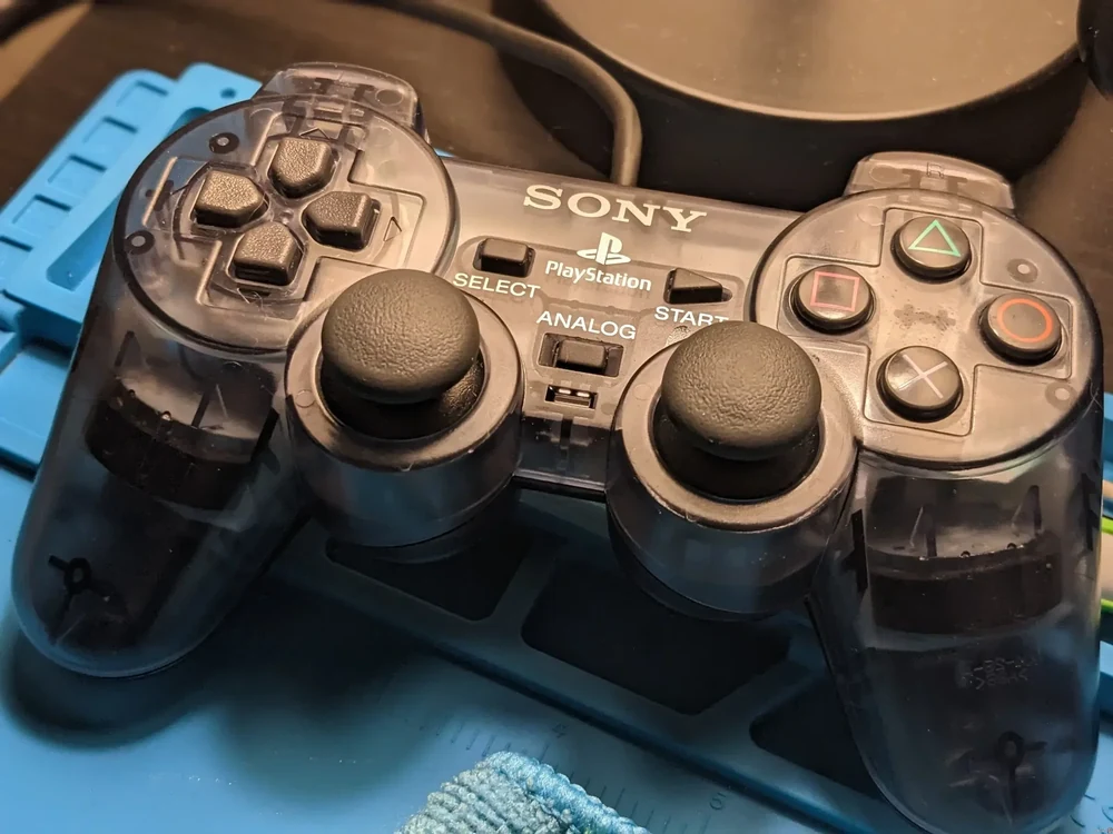 Sony PlayStation 2 Clear Slate Grey Controller (EU)