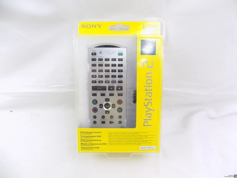 Sony PlayStation 2 DVD Satin Silver Remote Control