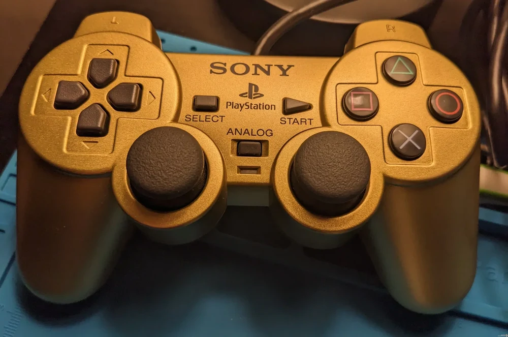 Sony PlayStation 2 Gold Edition Controller