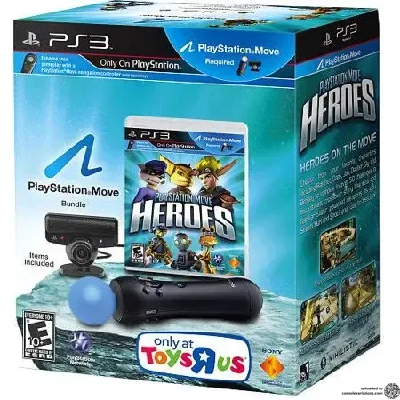 Sony PlayStation 3 Move + Heroes + Eye Camera + Motion Bundle