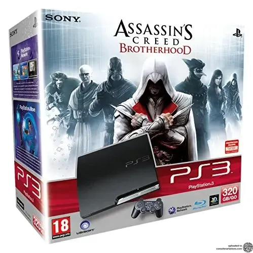 Sony PlayStation 3 Slim Assassin's Creed Brotherhood Bundle (FR)