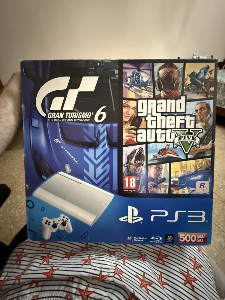 Sony PlayStation 3 Super Slim Gran Turismo 6 and GTA V Bundle (EU)