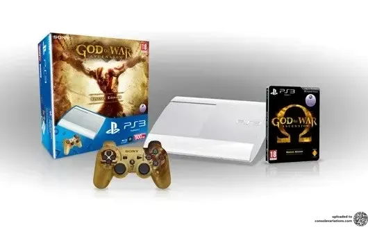 Sony PlayStation 3 Super Slim White God of War Ascension Bundle
