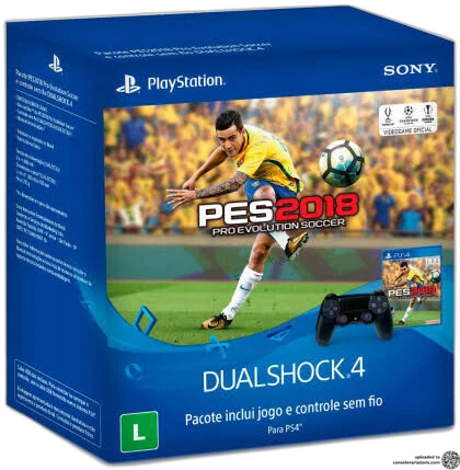 Sony PlayStation 4 Dualshock 4 PES 2018 Bundle