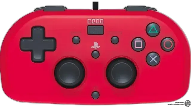 Hori PlayStation 4 Red Mini Wired Gamepad