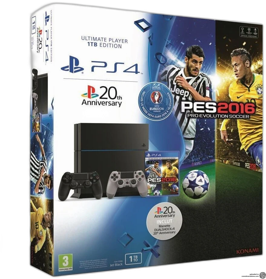 Sony Playstation 4 PES 2016 UEFA Euro 2016 Bundle