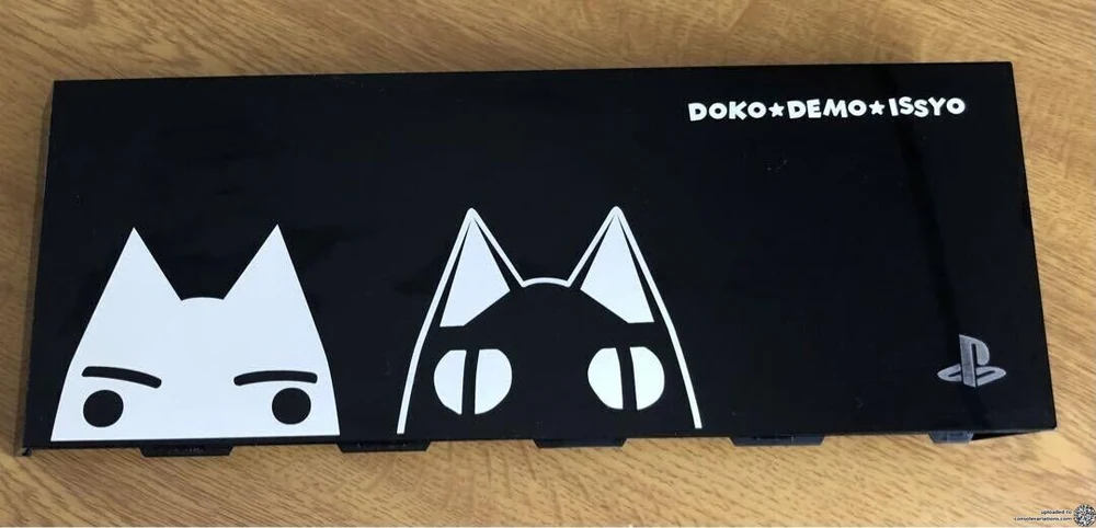 Sony PlayStation 4 Doko Demo Issyo 'Toro & Kuro' Faceplate (Black)