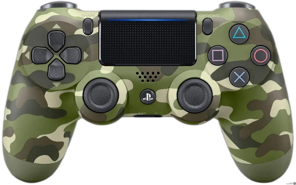 Sony PlayStation 4 Green Camouflage Controller