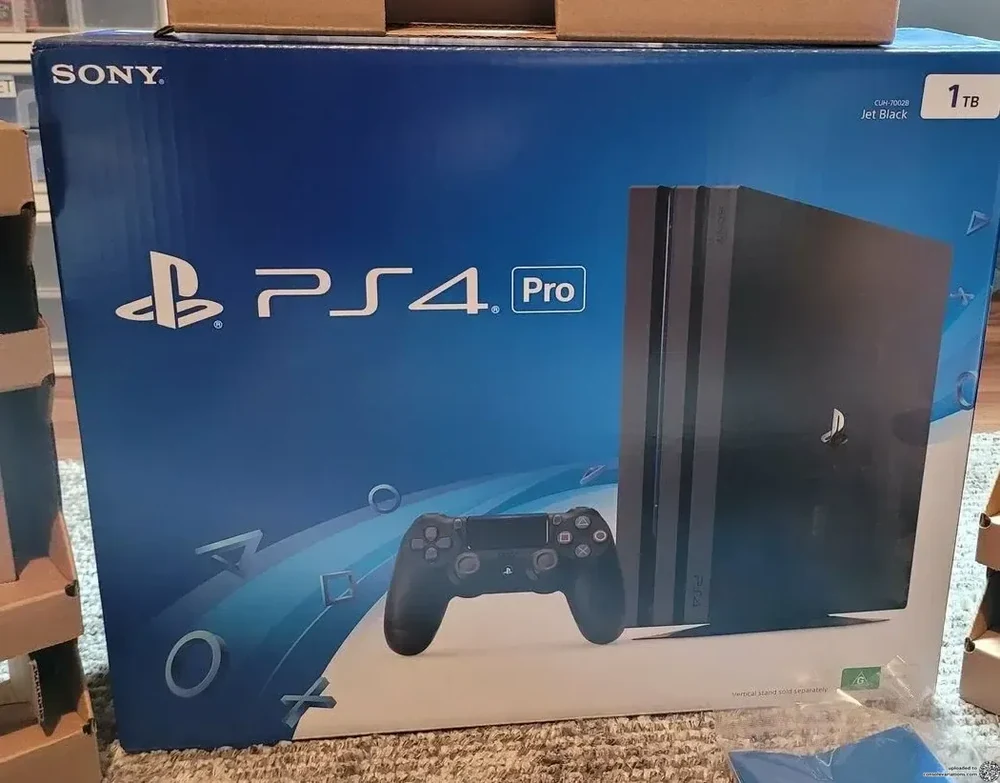 Sony PlayStation 4 Pro Console - Jet Black (AU)
