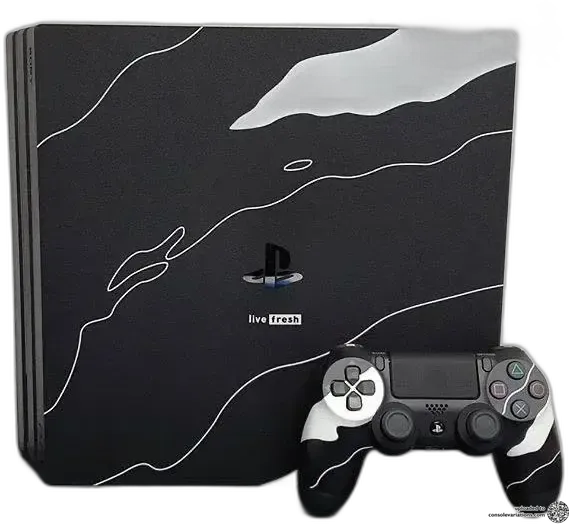 Sony PlayStation 4 Pro Custom x DBS Live Fresh Card