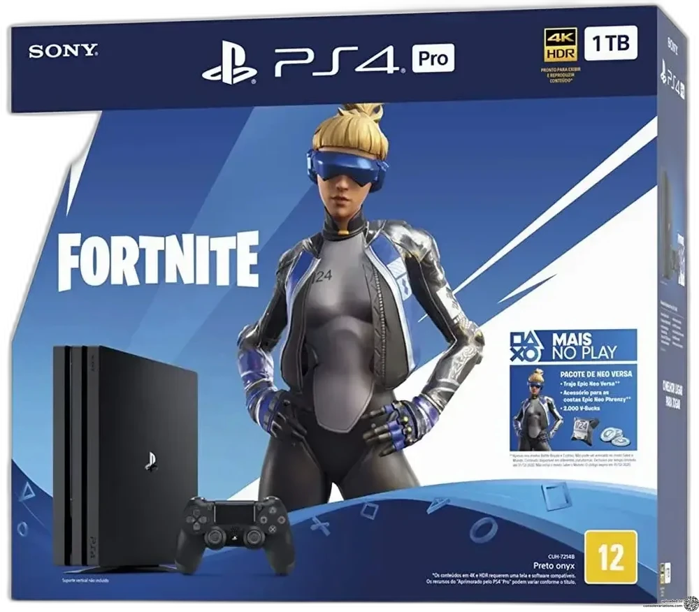 Sony PlayStation 4 Pro Fortnite Bundle (BR)