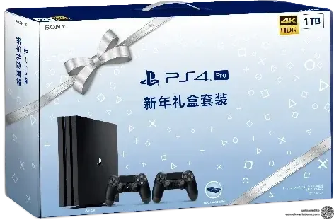 Sony PlayStation 4 Pro Huizi Happy Black Bundle