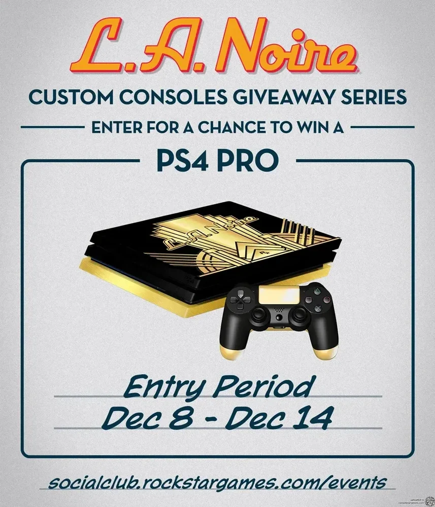 Sony PlayStation 4 Pro L.A. Noire Gold