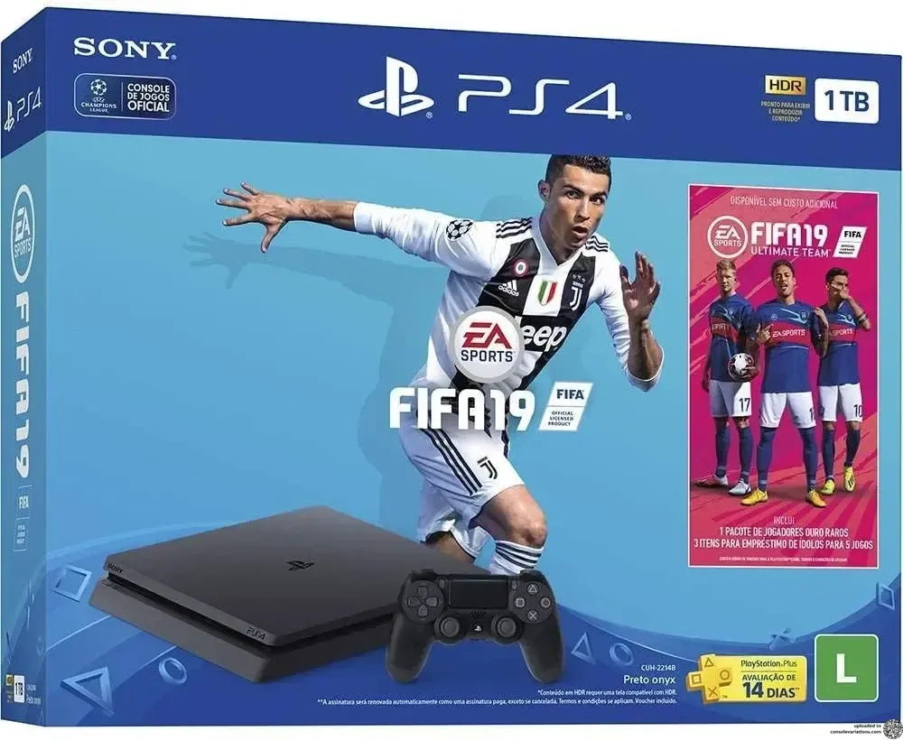 Sony PlayStation 4 Slim FIFA 19 (BR)