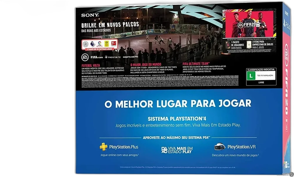 Sony PlayStation 4 Slim FIFA 20 (BR)