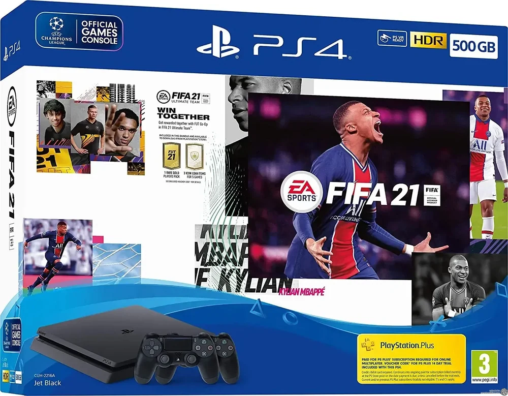 Sony PlayStation 4 Slim Fifa 21 Controller Bundle