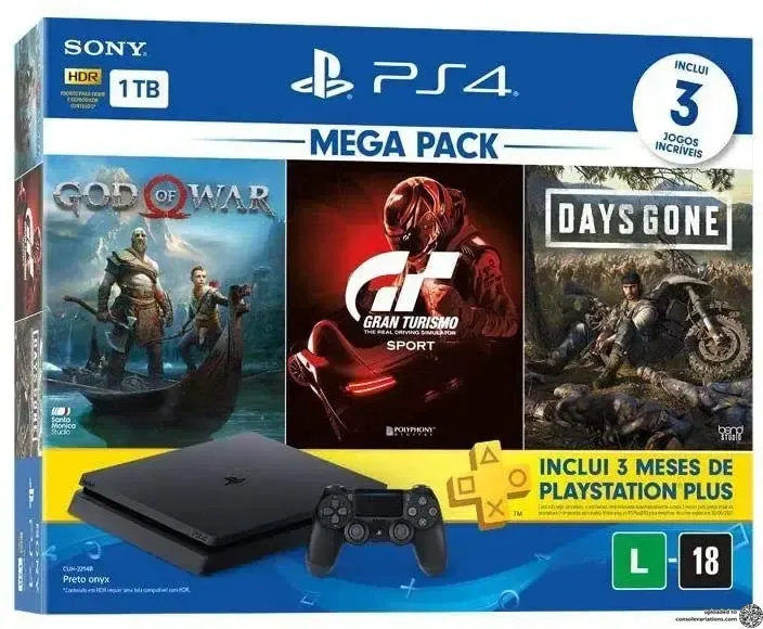 Sony PlayStation 4 Slim Mega Pack V12 Bundle