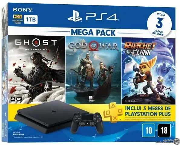 Sony PlayStation 4 Slim Mega Pack V18 Bundle