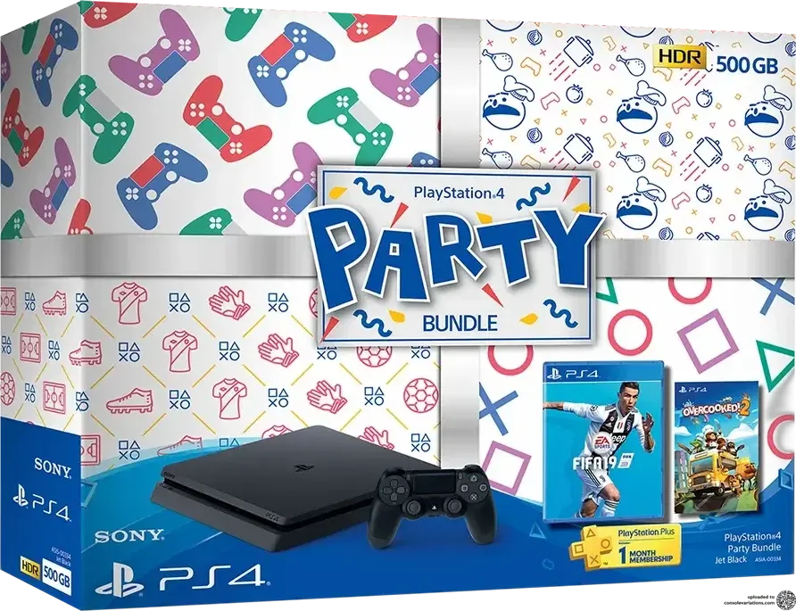 Sony PlayStation 4 Slim Party 500GB Bundle