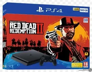 Sony PlayStation 4 Slim Red Dead Redemption II Bundle