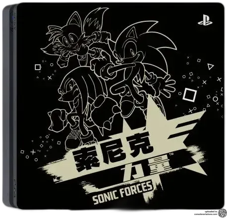 Sony PlayStation 4 Slim Sonic Forces Black