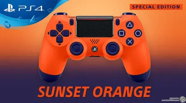 Sony PlayStation 4 Sunset Orange Controller
