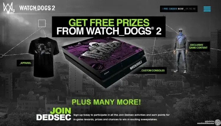Sony PlayStation 4 Watch Dogs 2