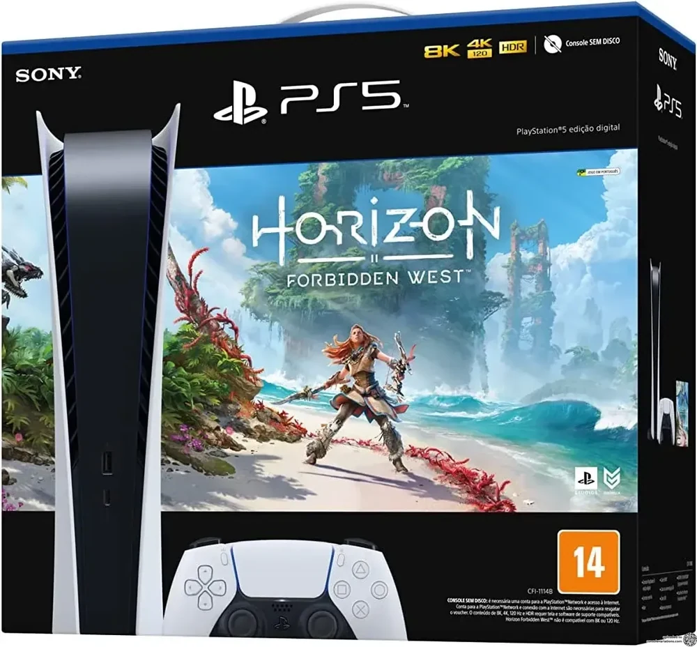 Sony PlayStation 5 Digital Horizon Forbidden West Bundle (BR)