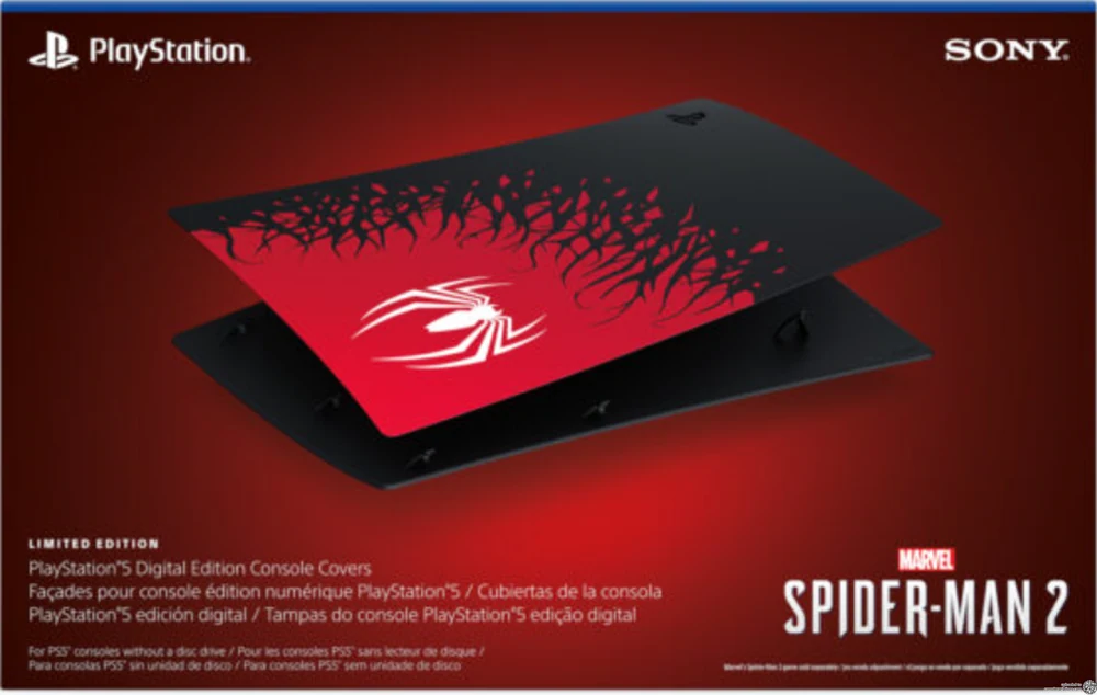 Sony PlayStation 5 Digital Marvel’s Spider-Man 2 Console Cover