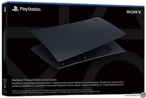 Sony PlayStation 5 Digital Midnight Black Cover (EU)