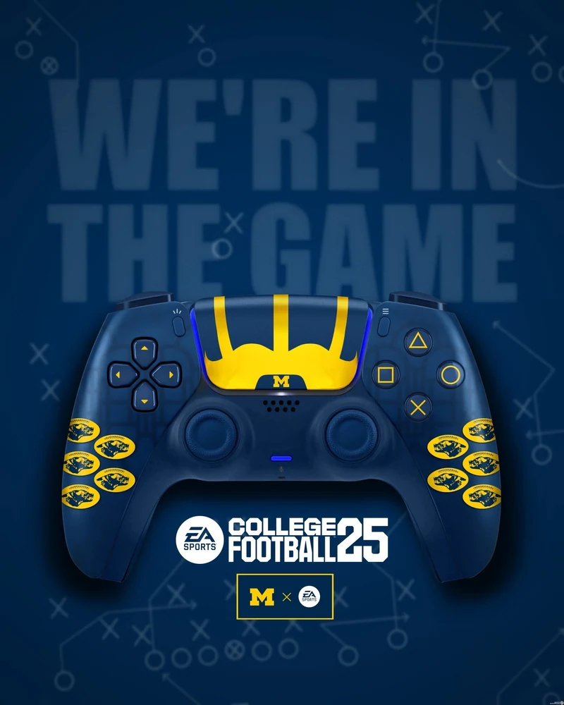Sony PlayStation 5 DualSense Michigan Football Controller (US)