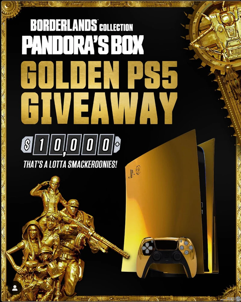 Sony PlayStation 5 Pandora's Box Gold