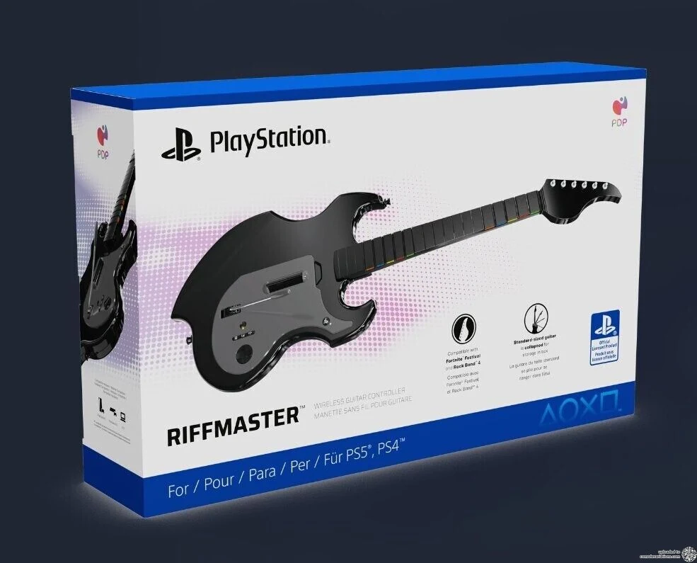 Sony PlayStation 5 PDP Riffmaster Wireless Guitar Controller (NA)