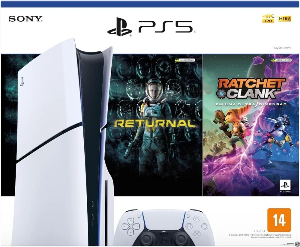 Sony PlayStation 5 Slim Ratchet & Clank and Returnal Bundle (BR)