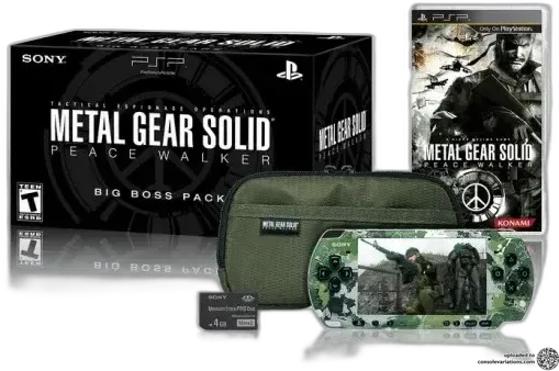 Sony PSP 3000 Metal Gear Solid Big Boss