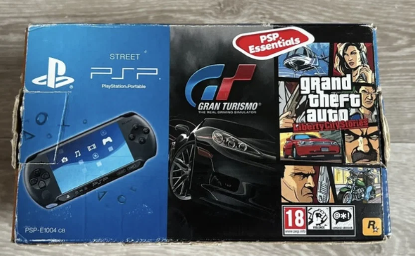 Sony PSP Street Gran Turismo + GTA Liberty City Stories Cover Bundle