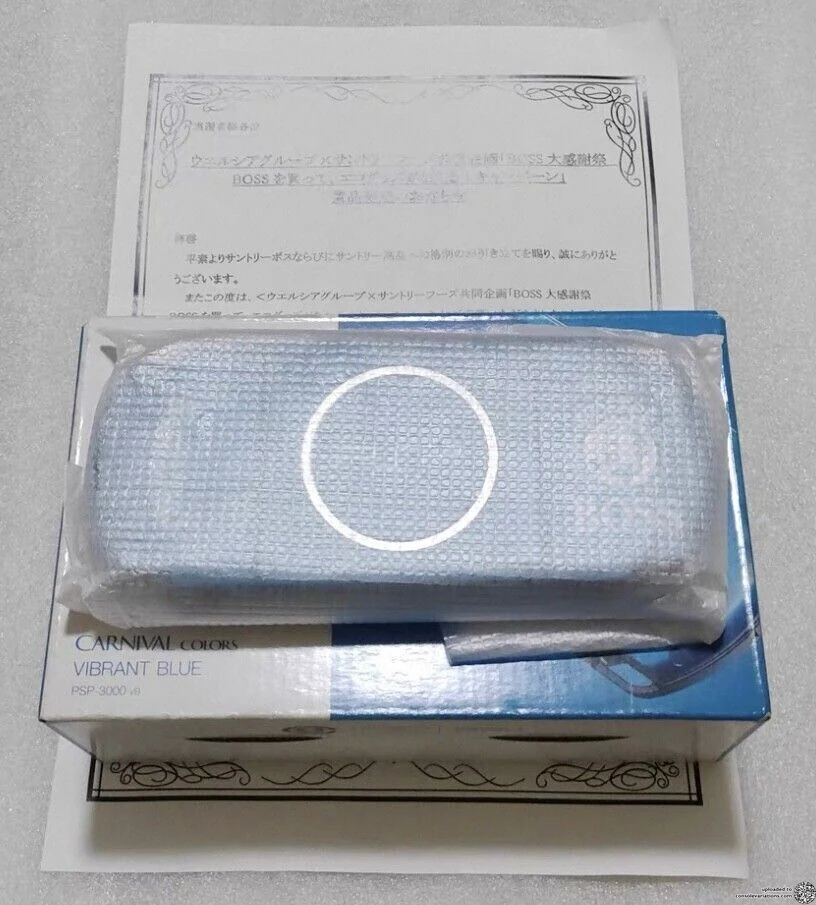 Sony PSP X000 Series 3000 Suntory Craft Boss Blue