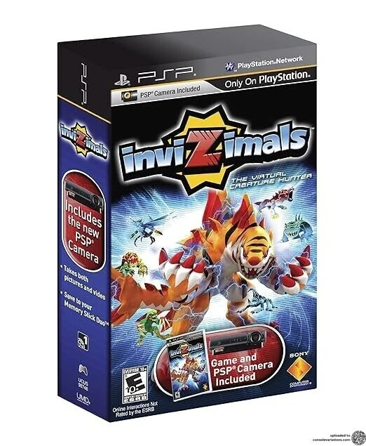 Sony PSP X000 Series Invizimals + PSP Camera Bundle (US)