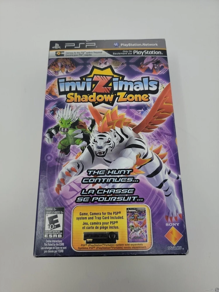 Sony PSP X000 Series Invizimals Shadow Zone + PSP Camera Bundle