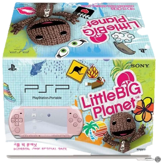 Sony PSP 3000 Blossom Pink Little BIG Planet Bundle