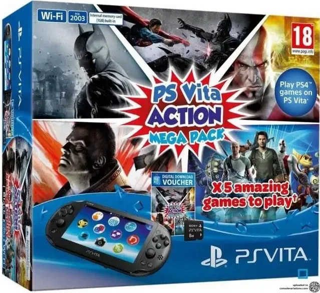 Sony PS Vita Slim Action Pack Mega Pack