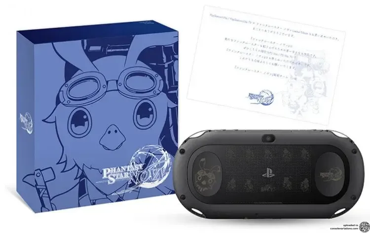Sony PS Vita Slim Phantasy Star Nova Console Black
