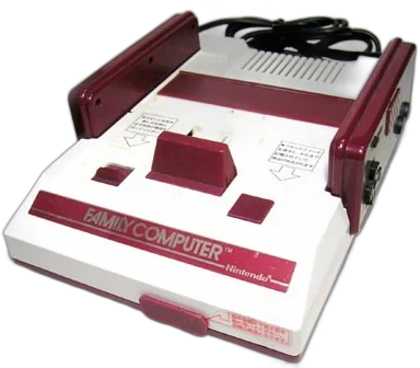 Family Computer - early revision with square rubber A/B buttons