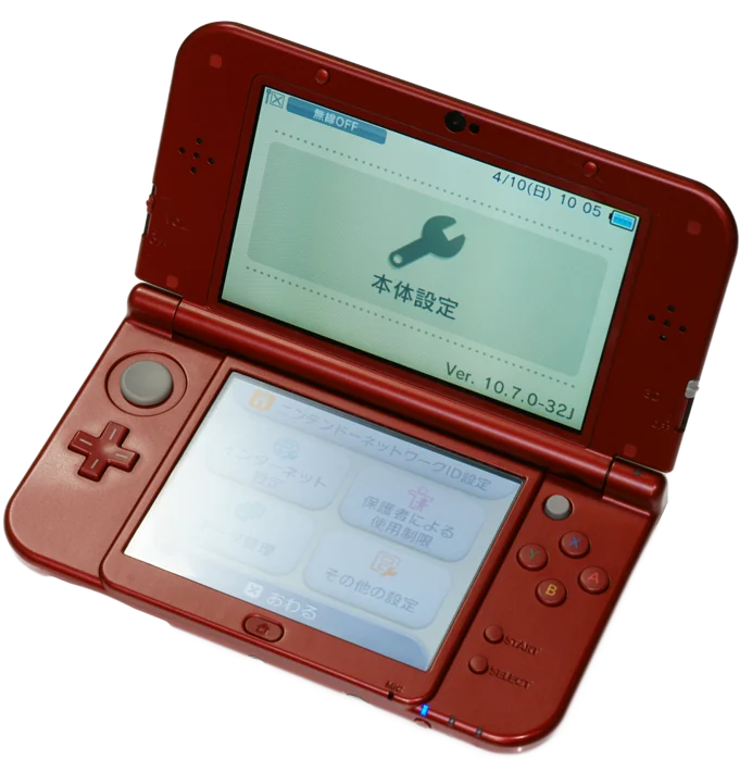 Newニンテンドー3DS LL メタリックレッド (Metallic Red)