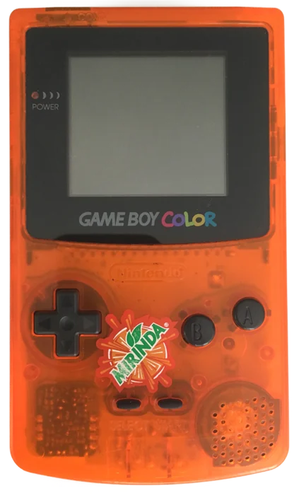 Game Boy Color Mirinda Promo (Clear Orange)