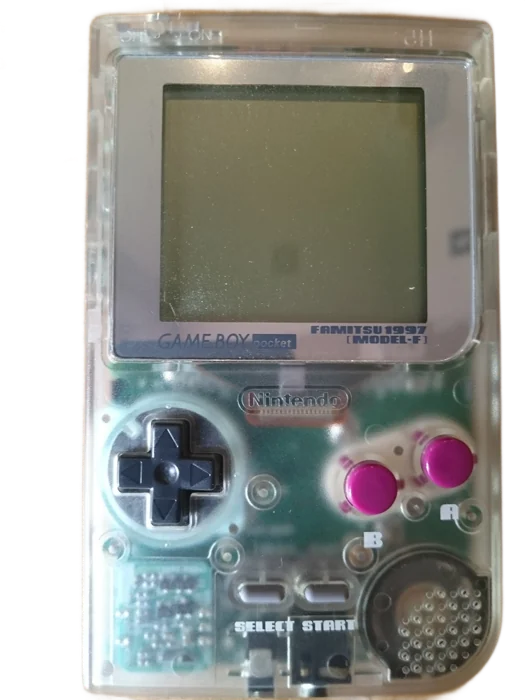 Game Boy Pocket Famitsu Version 'MODEL-F' (Skeleton)
