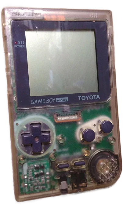Game Boy Pocket Toyota Version (Clear)