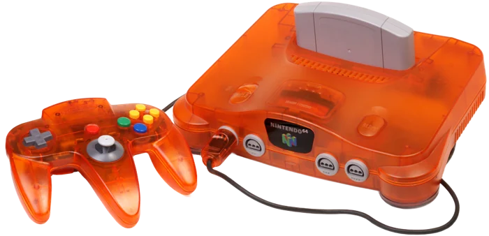 Nintendo 64 Funtastic Fire Orange